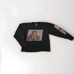 Poetic Justice Tupac Mall T-Shirt Long Sleeve (Size Large)